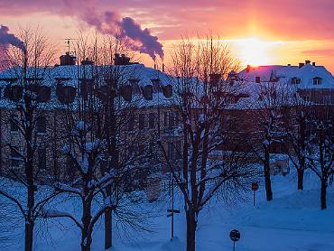 Skymning Vasastan - Skövde