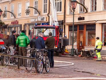 Beskådan Centrumbranden Annandag jul 2008 - Skövde
